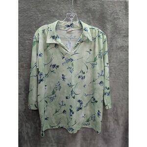 Floral Blouse Women's XL Cottagecore Fairy‎ READ